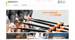 Desktop Screenshot of electraitalia.com