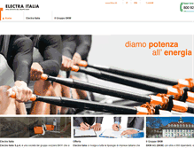 Tablet Screenshot of electraitalia.com